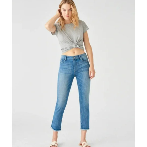DL1961 Jeans Dl961 Mara Ankle Crop Mid Rise Intasculpt Straight